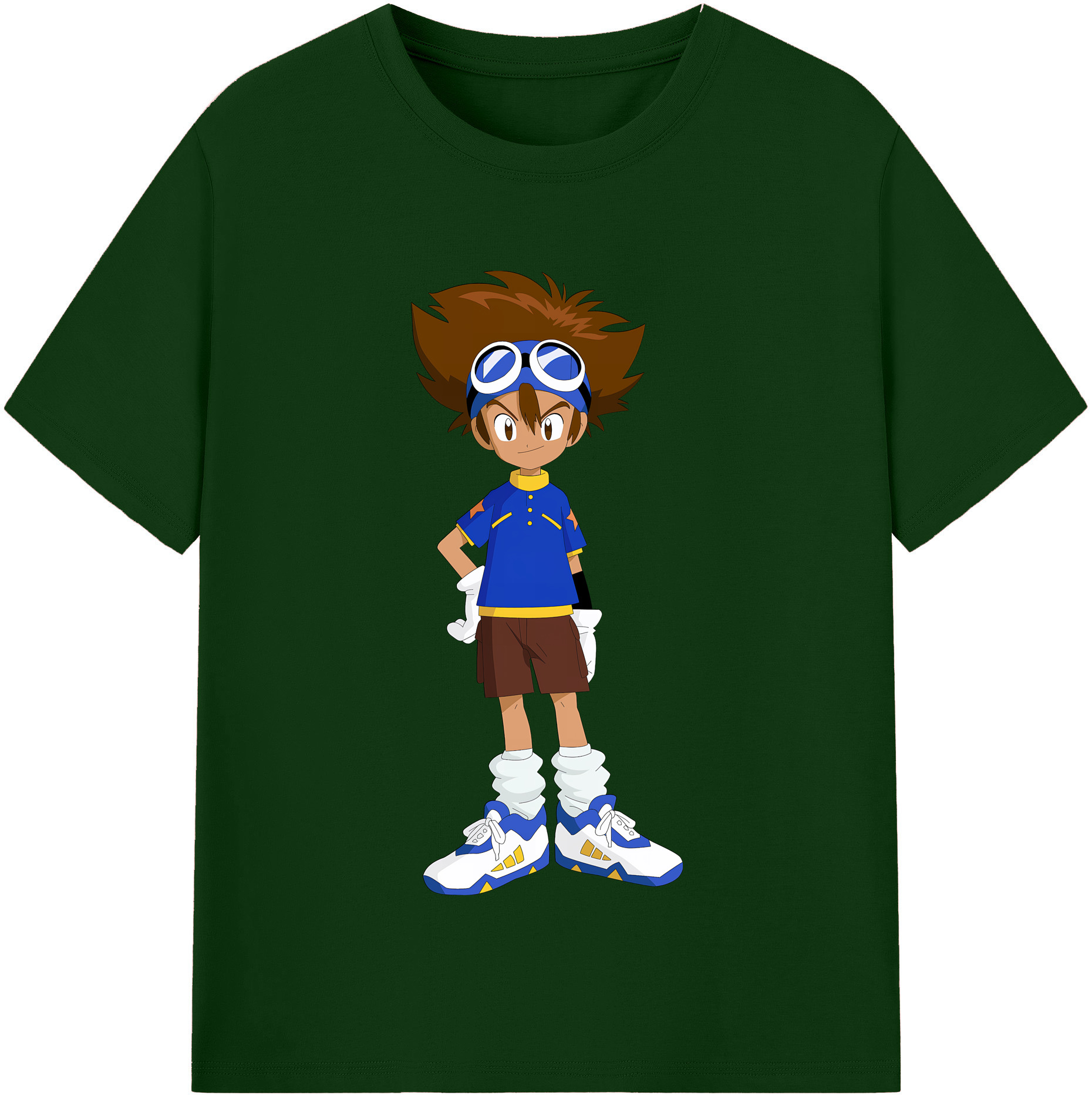 （画像用） Digimon デジタルモンスター/デジモン 綿100％半袖Tシャツ（フロントプリント）